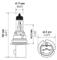 Picture of HELLA HB5 Design Series Halogen Light Bulb