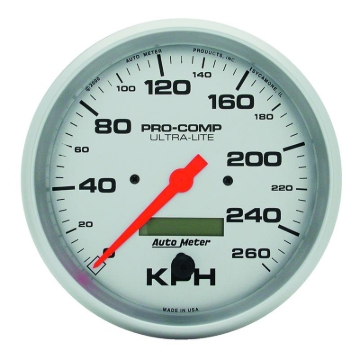 Picture of Autometer Ultra-Lite 5 inch 260 KPH In Dash Speedo