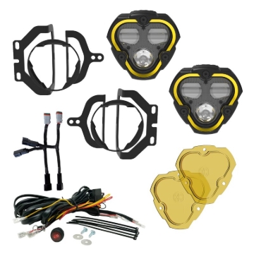 Picture of KC HiLiTES FLEX ERA 3 Dual Mode SAE Fog Lights - 2-Light Master Kit for Jeep JL/JT Sport Bumpers