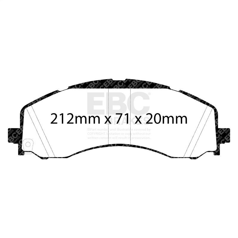 Picture of EBC Extra Duty Brake Pad Sets - ED93122