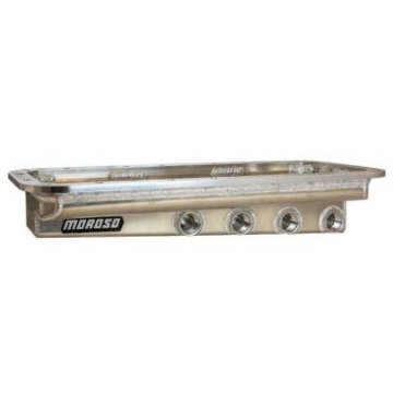 Picture of Moroso Chrysler Hemi (Incl. Keith Black/JP-1) Dry Sump 4 Pick Up 16AN Fittings Aluminum Oil Pan
