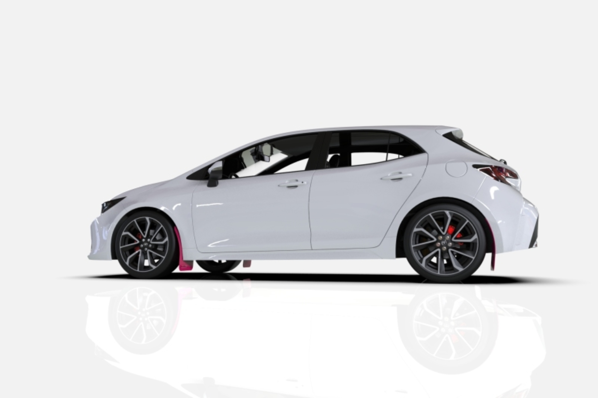 Picture of Rally Armor 18-23 Subaru Crosstrek Pink Mud Flap BCE Logo
