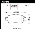 Picture of Hawk 04-07 xA/xB D990 Blue 9012 Race Front Brake Pads