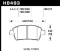 Picture of Hawk 04-07 xA/xB D990 Blue 9012 Race Front Brake Pads