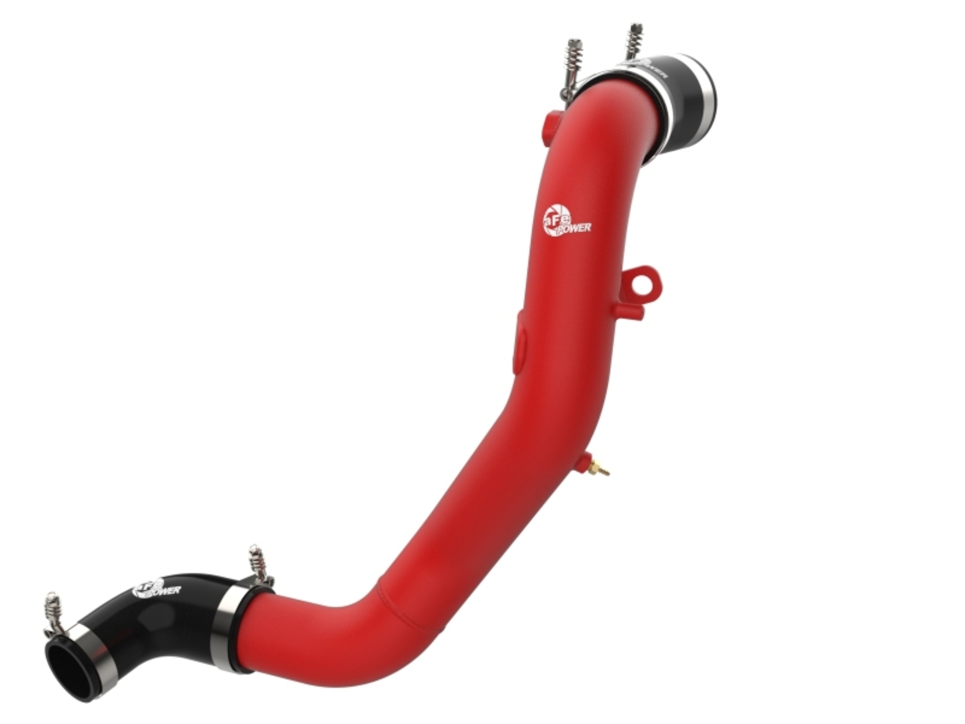 Picture of aFe Kia Stinger 18-22 V6-3.3L (tt) BladeRunner Cold Charge Pipe- Red