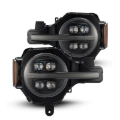 Picture of AlphaRex 21-23 Ford Bronco NOVA LED Proj Headlights Alpha-Black w/Activ Light/Seq Signal/DRL