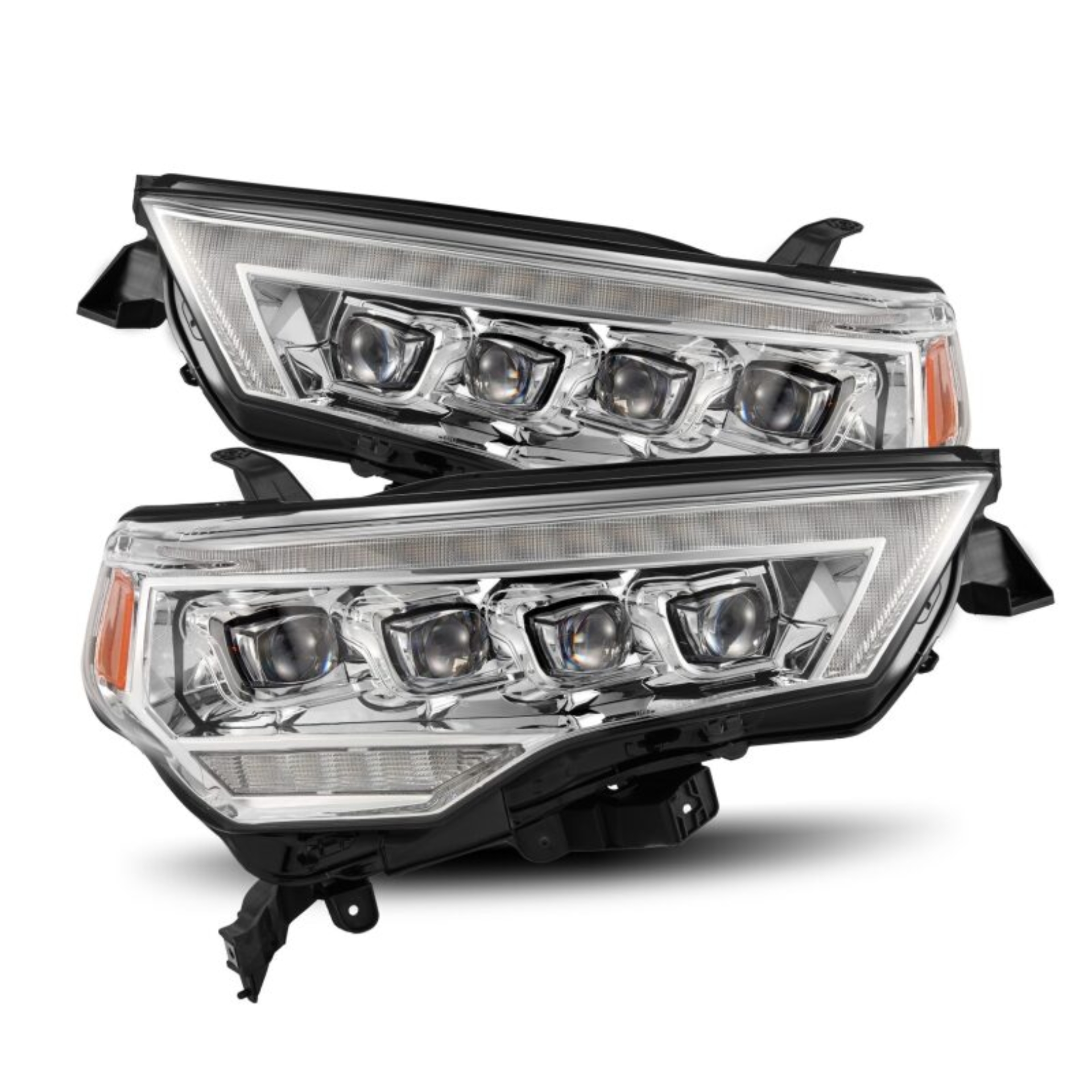 Picture of AlphaRex 14-22 Toyota 4Runner NOVA LED Proj Headlights Chrome w/ Activ Light/Seq Signal/DRL