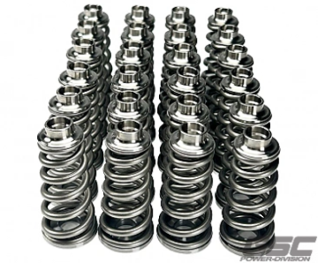 Picture of GSC P-D Porsche GT3/GT3 (991) Single Conical Valve Spring Ti Retainer Steel Spring Seat Kit