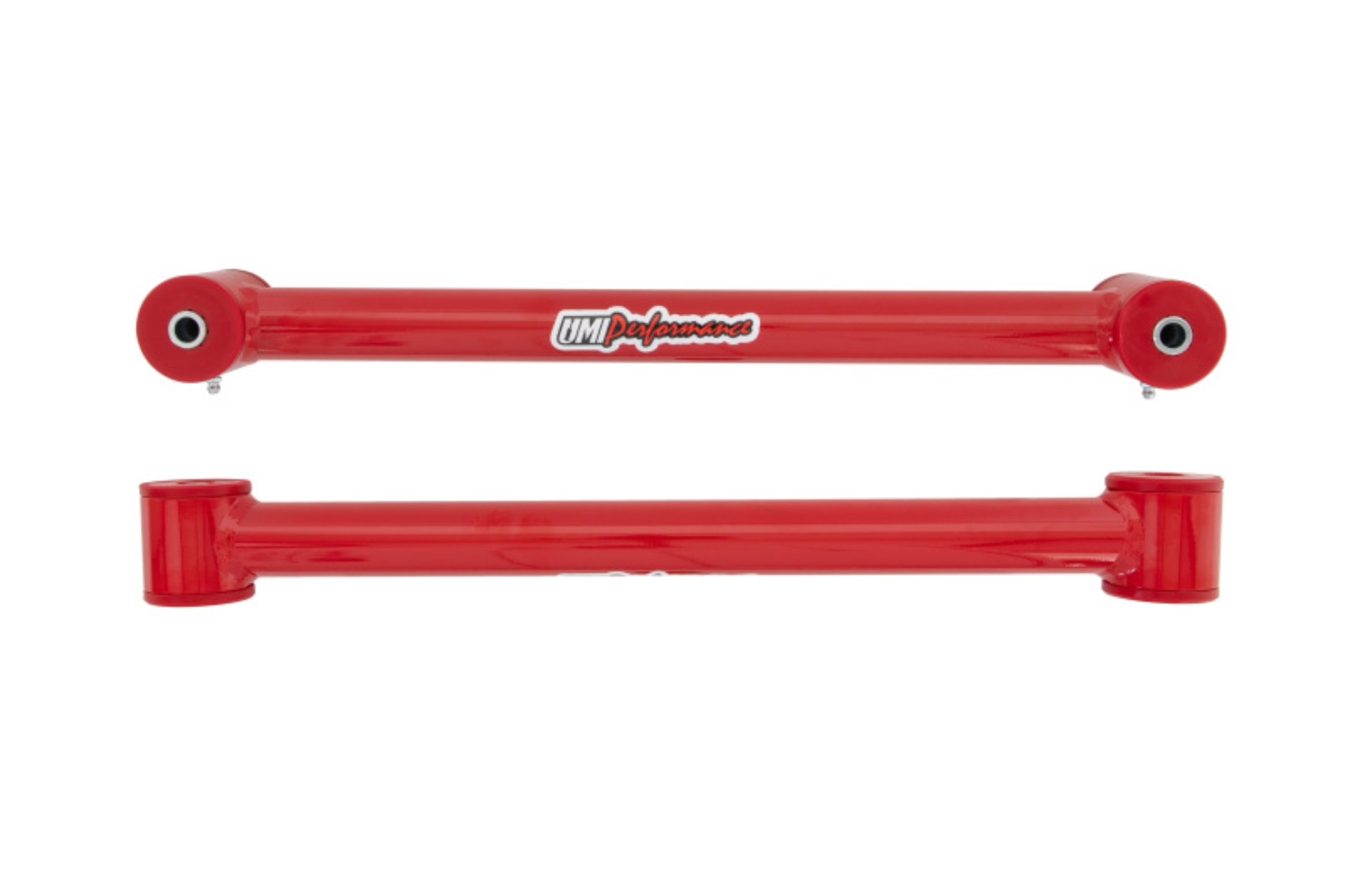 Picture of UMI Performance 82-02 GM F-Body Tubular Non-Adjustable Lower Control Arms - Red