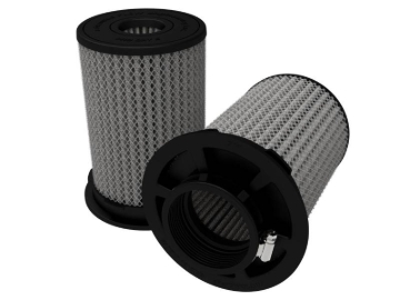 Picture of aFe MagnumFLOW Air Filters 3in F x 5-1/2in B x 5-1/4in T (Inverted) x 8in H - Pair