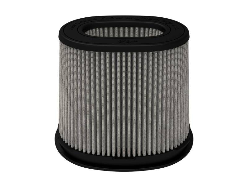 Picture of aFe MagnumFLOW Pro DRY S Air Filter (6 x 4)in F x (8-1/2 x 6-1/2)in B x (7-1/4 x 5)in T x 7-1/4in H