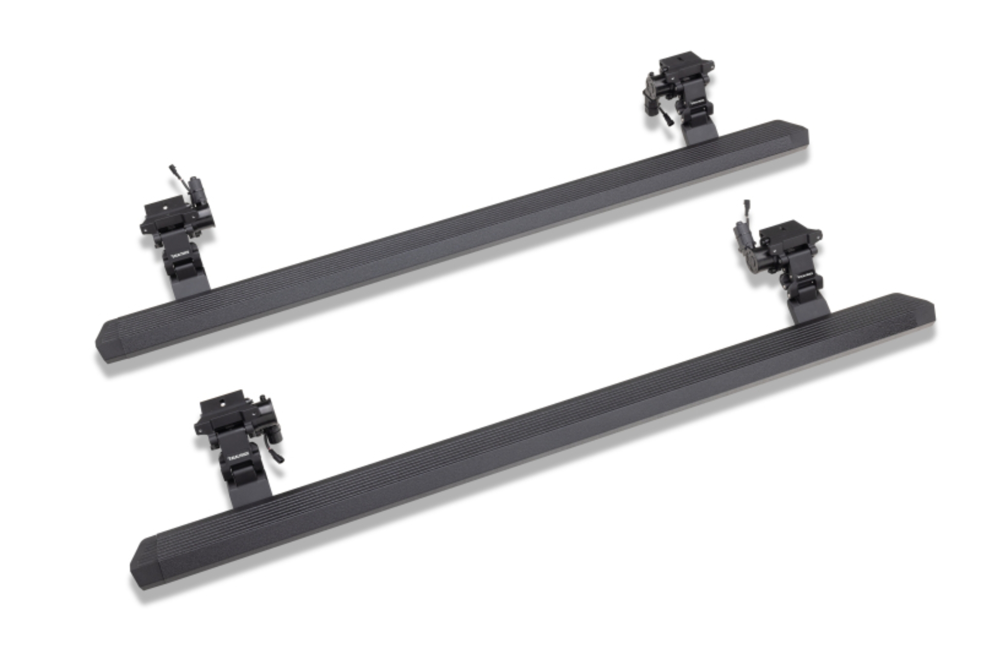 Picture of RealTruck 20-24 Jeep Gladiator CC 4dr VoltStep Electric Running Board Kit - Bedliner Coating