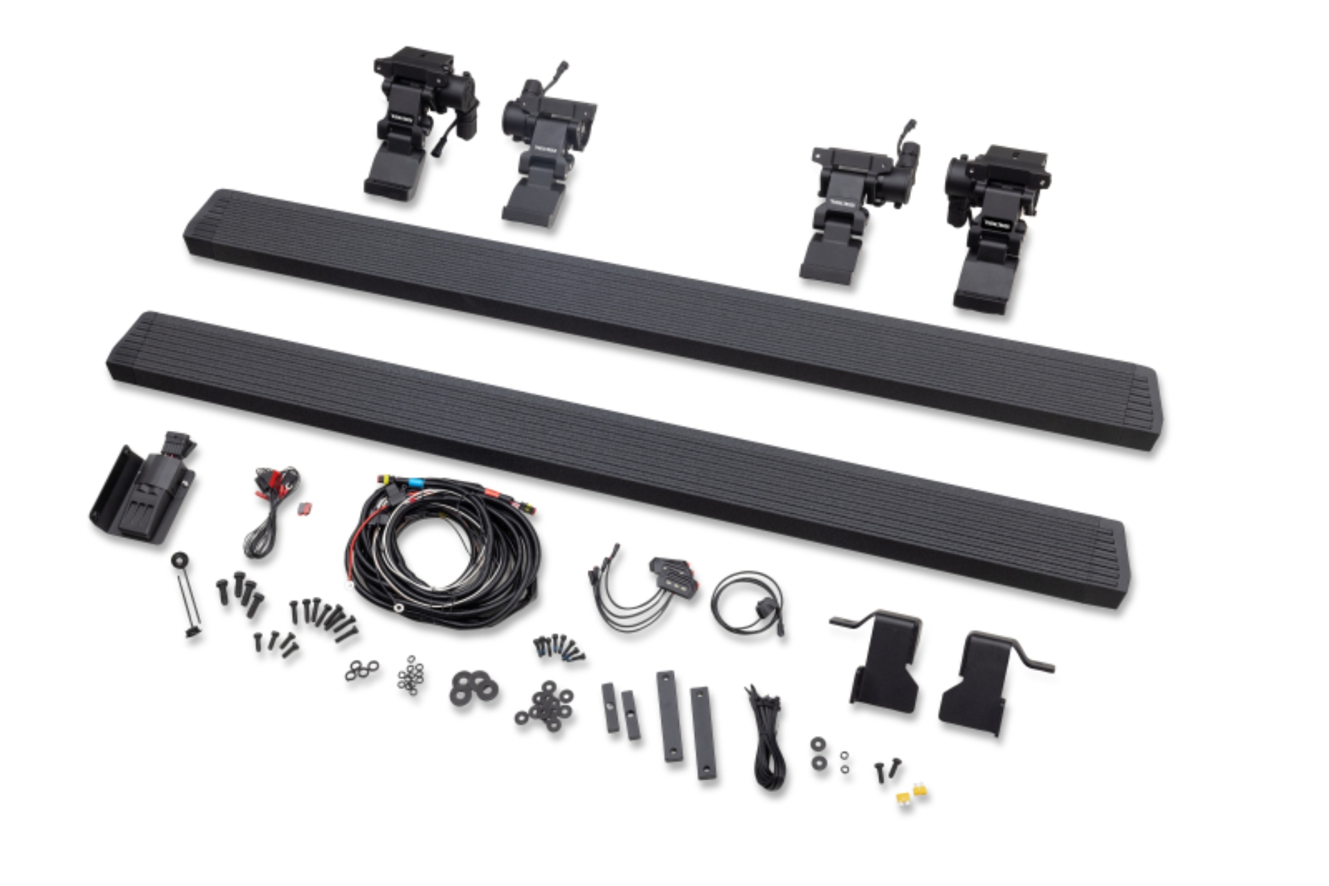 Picture of RealTruck 18-24 Jeep Wrangler 4dr VoltStep Electric Running Board Kit - Bedliner Coating