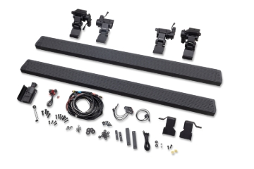 Picture of RealTruck 18-24 Jeep Wrangler 4dr VoltStep Electric Running Board Kit - Bedliner Coating