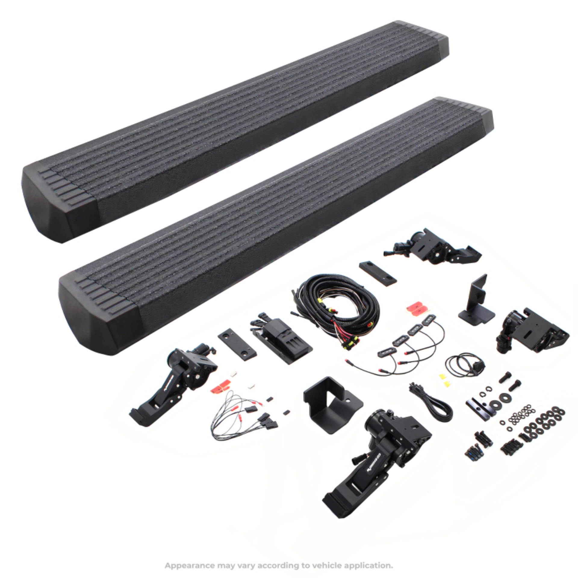 Picture of RealTruck 07-17 Jeep Wrangler 2dr VoltStep Electric Running Board Kit (Cut Req.) - Bedliner Coating