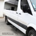 Picture of RealTruck 13-18 MB Sprinter 2500/3500 Van 3dr VoltStep Electric Running Board Kit - Bedliner Coat