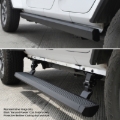 Picture of RealTruck 07-17 Jeep Wrangler 4dr VoltStep Electric Running Board Kit (Cut Req.) - Bedliner Coating