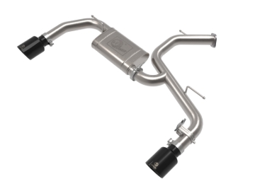 Picture of aFe Takeda Hyundai Elantra N 22-23 L4-2.0L (t) 3in SS Axle-Back Exhaust System w/ Black Tips