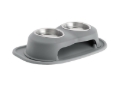Picture of WeatherTech Pet Feeding System Double High 16oz 4in. Stainless Bowl - Dark Grey