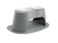 Picture of WeatherTech Pet Feeding System Double High 64oz 10in. Poly Bowl - Dark Grey