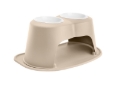 Picture of WeatherTech Pet Feeding System Double High 64oz 10in. Poly Bowl - Tan