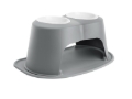 Picture of WeatherTech Pet Feeding System Double High 64oz 12in. Poly Bowl - Dark Grey