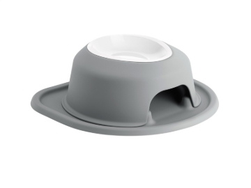 Picture of WeatherTech Pet Feeding System Single High 16oz 4in. Poly Bowl - Dark Grey