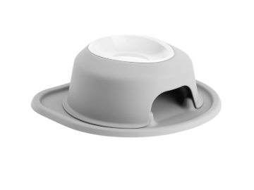 Picture of WeatherTech Pet Feeding System Single High 16oz 4in. Poly Bowl - Light Grey