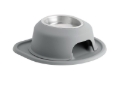 Picture of WeatherTech Pet Feeding System Single High 16oz 4in. Stainless Bowl - Dark Grey