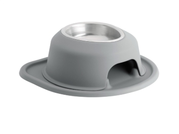Picture of WeatherTech Pet Feeding System Single High 16oz 4in. Stainless Bowl - Dark Grey