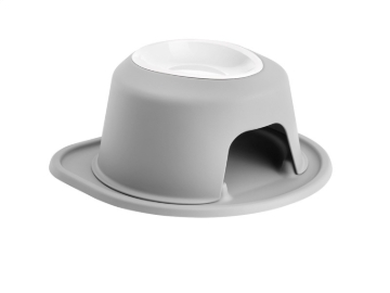 Picture of WeatherTech Pet Feeding System Single High 32oz 6in. Poly Bowl - Light Grey