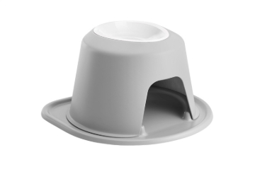 Picture of WeatherTech Pet Feeding System Single High 32oz 8in. Poly Bowl - Light Grey