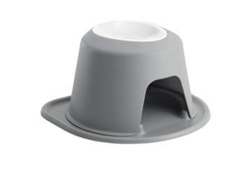 Picture of WeatherTech Pet Feeding System Single High 32oz 8in. Poly Bowl - Dark Grey