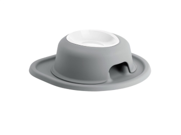 Picture of WeatherTech Pet Feeding System Single High 8oz 3in. Poly Bowl - Dark Grey