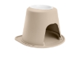 Picture of WeatherTech Pet Feeding System Single High 96oz 14in. Poly Bowl - Tan