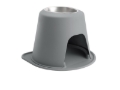 Picture of WeatherTech Pet Feeding System Single High 96oz 14in. Stainless Bowl - Dark Grey
