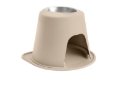 Picture of WeatherTech Pet Feeding System Single High 96oz 14in. Stainless Bowl - Tan