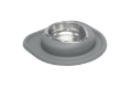 Picture of WeatherTech Pet Feeding System Single Low 16oz 2in. Stainless Bowl - Dark Grey