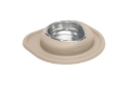 Picture of WeatherTech Pet Feeding System Single Low 16oz 2in. Stainless Bowl - Tan