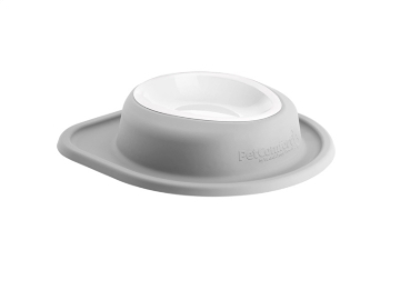 Picture of WeatherTech Pet Feeding System Single Low 32oz 3in. Poly Bowl - Light Grey