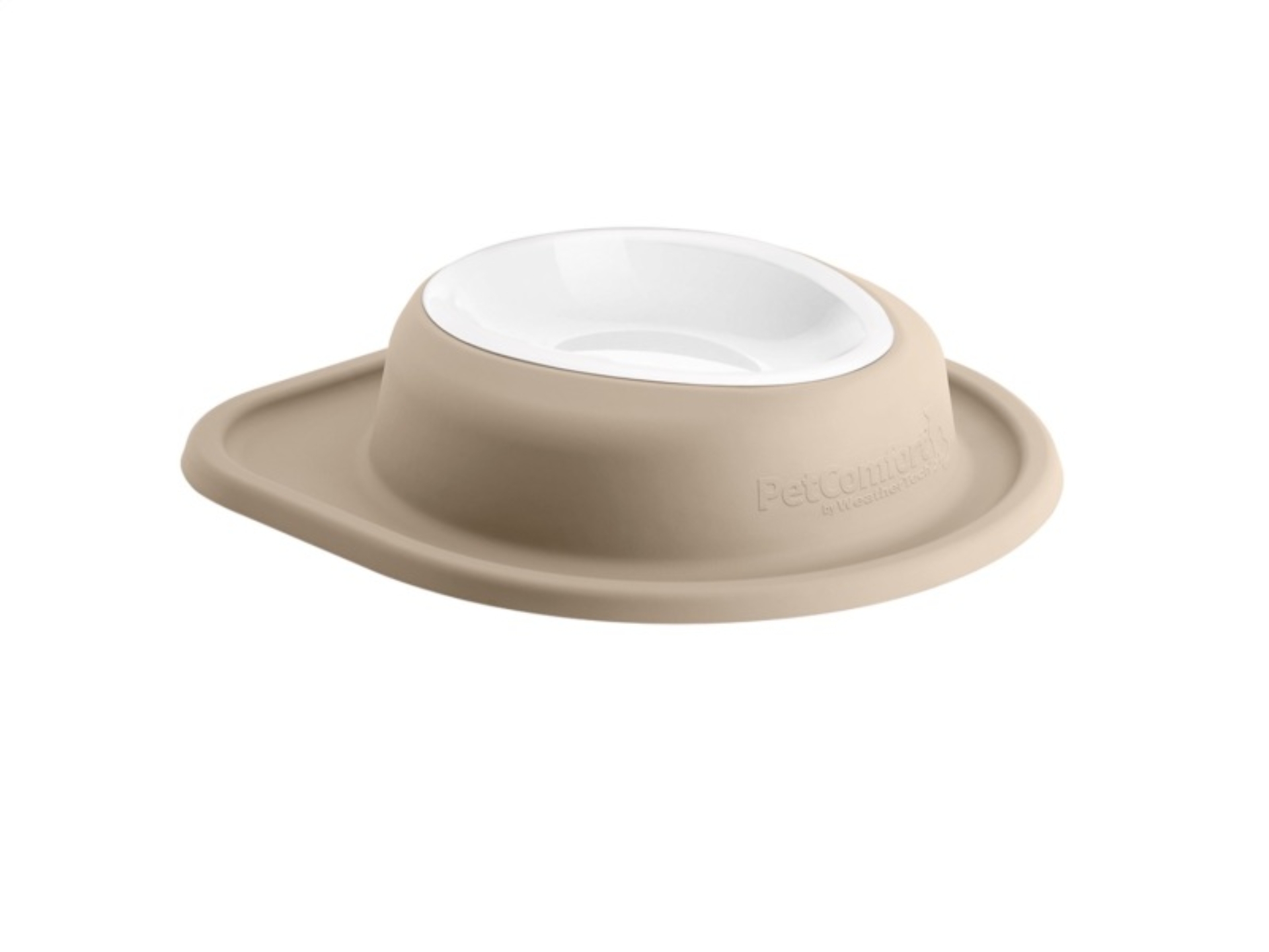 Picture of WeatherTech Pet Feeding System Single Low 32oz 3in. Poly Bowl - Tan