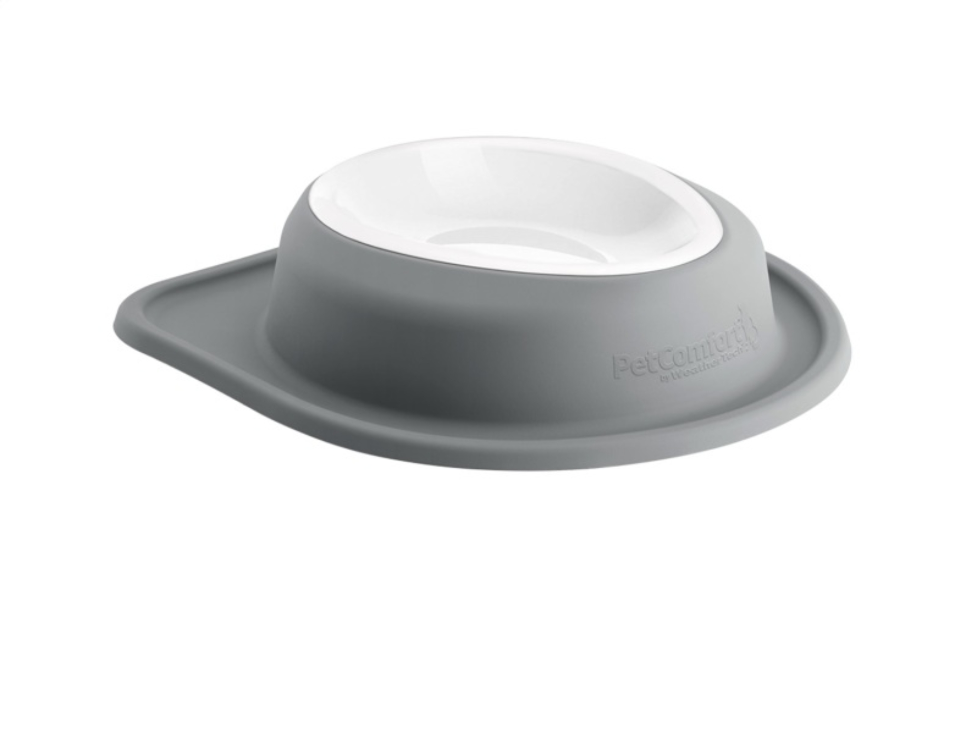 Picture of WeatherTech Pet Feeding System Single Low 64oz 3in. Poly Bowl - Dark Grey