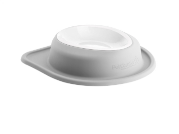 Picture of WeatherTech Pet Feeding System Single Low 64oz 3in. Poly Bowl - Light Grey