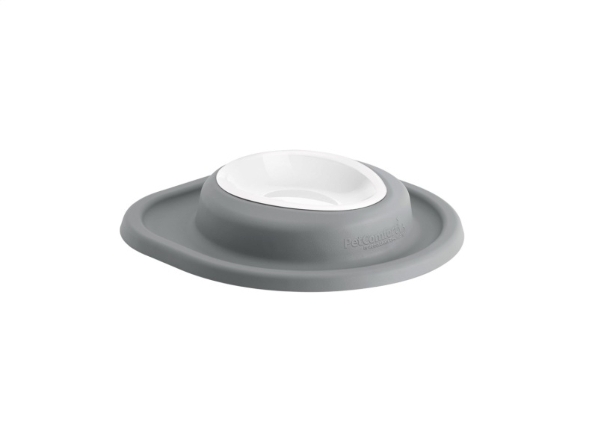 Picture of WeatherTech Pet Feeding System Single Low 8oz 1in. Poly Bowl - Dark Grey