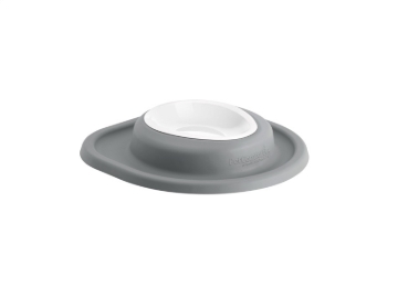 Picture of WeatherTech Pet Feeding System Single Low 8oz 1in. Poly Bowl - Dark Grey