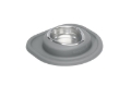 Picture of WeatherTech Pet Feeding System Single Low 8oz 1in. Stainless Bowl - Dark Grey