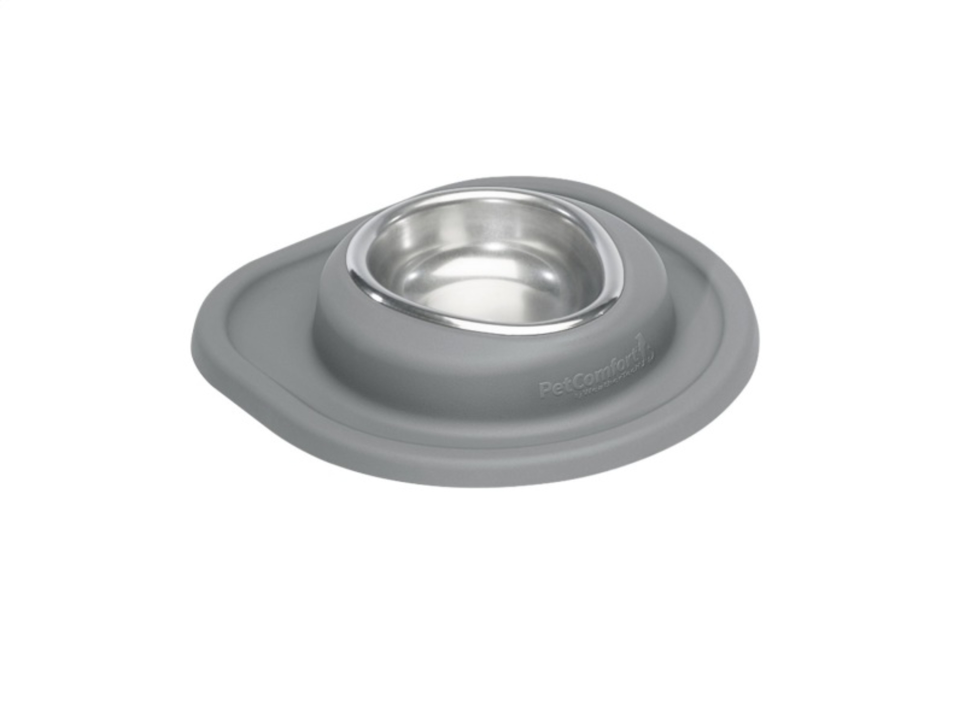 Picture of WeatherTech Pet Feeding System Single Low 8oz 1in. Stainless Bowl - Dark Grey