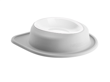 Picture of WeatherTech Pet Feeding System Single Low 96oz 3in. Poly Bowl - Light Grey