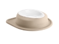 Picture of WeatherTech Pet Feeding System Single Low 96oz 3in. Poly Bowl - Tan