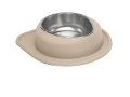 Picture of WeatherTech Pet Feeding System Single Low 96oz 3in. Stainless Bowl - Tan